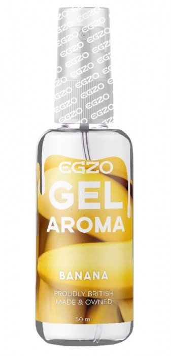 Интимный лубрикант EGZO AROMA с ароматом банана - 50 мл. - EGZO - купить с доставкой в Череповце
