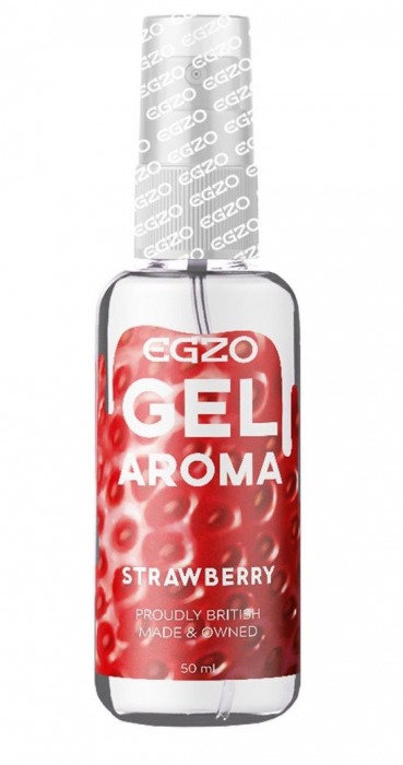 Интимный лубрикант EGZO AROMA с ароматом клубники - 50 мл. - EGZO - купить с доставкой в Череповце