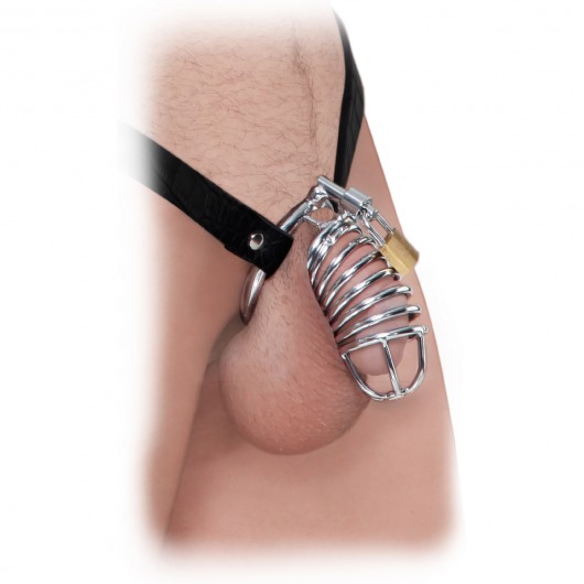 Кольцо верности Extreme Chastity Belt с фиксацией головки - Pipedream - купить с доставкой в Череповце