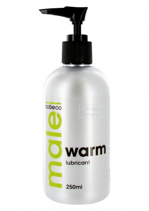 Лубрикант с согревающим эффектом MALE Cobeco Warm Lubricant - 250 мл. - Cobeco - купить с доставкой в Череповце