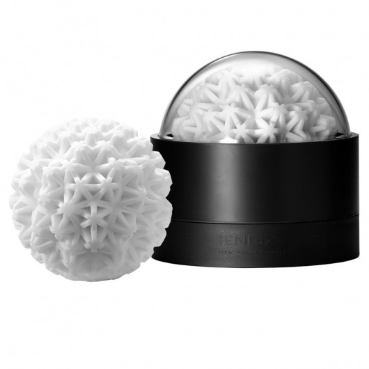 Белый мастурбатор Tenga Geo Coral - Tenga - в Череповце купить с доставкой