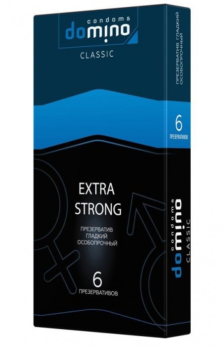 Суперпрочные презервативы DOMINO Extra Strong - 6 шт. - Domino - купить с доставкой в Череповце