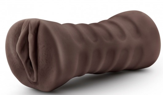 Коричневый мастурбатор-вагина Hot Chocolate Brianna - Blush Novelties - в Череповце купить с доставкой