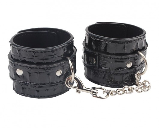 Черные наручники Surrender Wrist Restraints - Chisa - купить с доставкой в Череповце