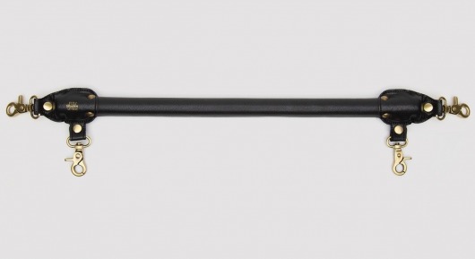 Черная распорка для ног Bound to You Faux Leather Spreader Bar - 50,8 см. - Fifty Shades of Grey - купить с доставкой в Череповце