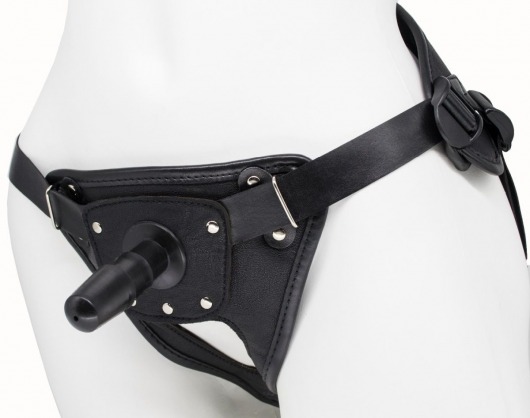 Черный пояс для насадок BEST CLASS STRAP - LOVETOY (А-Полимер) - купить с доставкой в Череповце