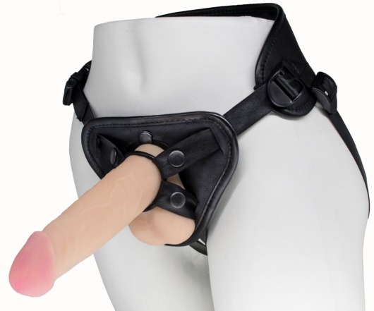 Пояс харнесс BEST UNI strap с 2 насадками - 18 и 22 см. - LOVETOY (А-Полимер) - купить с доставкой в Череповце