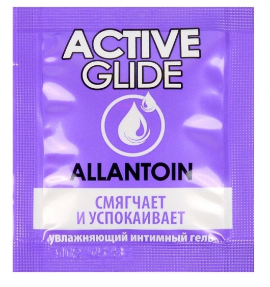 Лубрикант на водной основе Active Glide с аллантоином - 3 гр. - Биоритм - купить с доставкой в Череповце