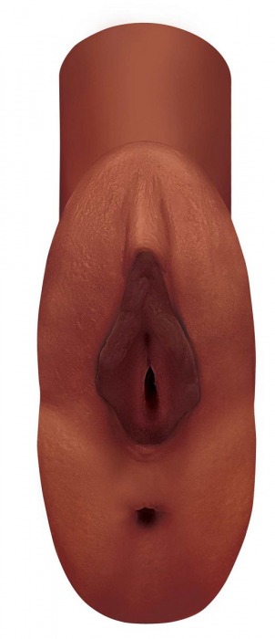 Коричневый мастурбатор Perfect Pussy Double Stroker - Pipedream - в Череповце купить с доставкой
