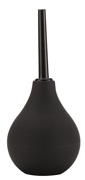 Черный анальный душ ANAL DOUCHE с прямым наконечником - Dream Toys - купить с доставкой в Череповце
