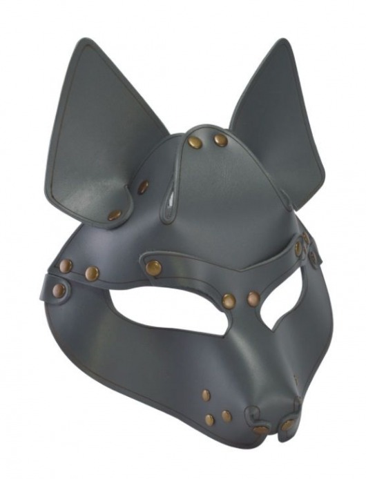 Серая маска Wolf с клепками - Sitabella - купить с доставкой в Череповце