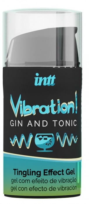 Жидкий интимный гель с эффектом вибрации Vibration! Gin   Tonic - 15 мл. - INTT - купить с доставкой в Череповце