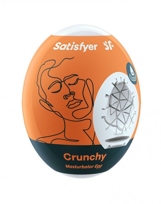 Мастурбатор-яйцо Satisfyer Crunchy Mini Masturbator - Satisfyer - в Череповце купить с доставкой