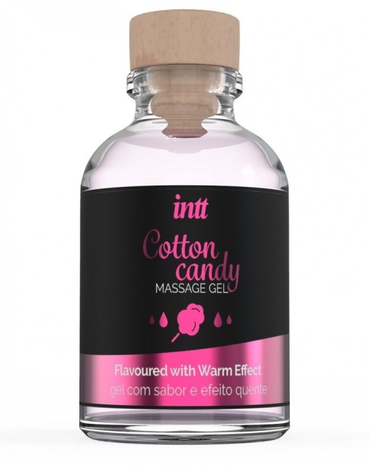Массажный гель с согревающим эффектом Cotton Candy - 30 мл. - INTT - купить с доставкой в Череповце