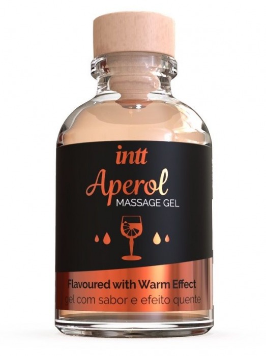 Массажный гель с согревающим эффектом Aperol - 30 мл. - INTT - купить с доставкой в Череповце