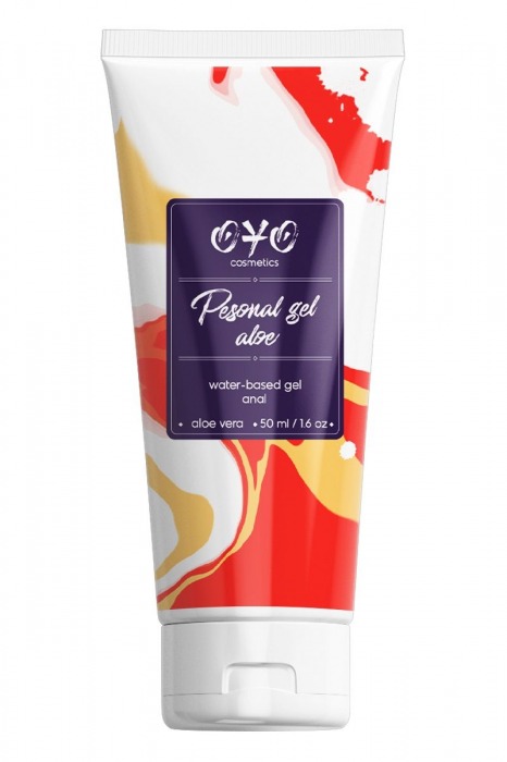 Анальная смазка на водной основе OYO Personal Gel Aloe - 50 мл. - OYO - купить с доставкой в Череповце