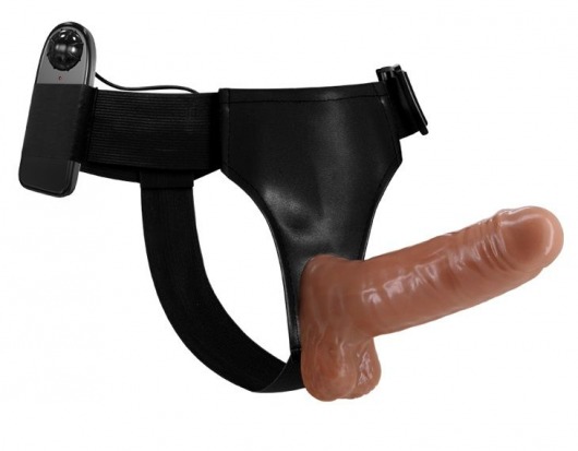 Страпон на трусиках с вибрацией Ultra Passionate Harness - 16 см. - Baile - купить с доставкой в Череповце