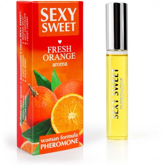 Парфюм для тела с феромонами Sexy Sweet с ароматом апельсина - 10 мл. -  - Магазин феромонов в Череповце