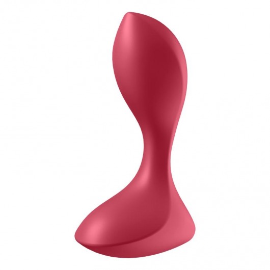 Красный вибромассажёр простаты Satisfyer Backdoor Lover - 14 см. - Satisfyer - в Череповце купить с доставкой