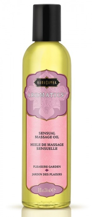 Массажное масло с цветочным ароматом Pleasure Garden - 236 мл. - Kama Sutra - купить с доставкой в Череповце