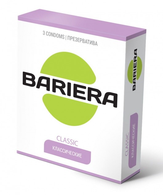 Классические презервативы Bariera Classic - 3 шт. - Bariera - купить с доставкой в Череповце