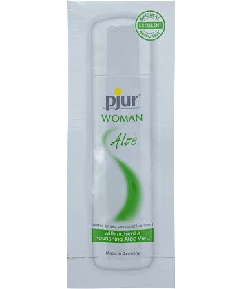 Лубрикант на водной основе pjur WOMAN Aloe - 2 мл. - Pjur - купить с доставкой в Череповце