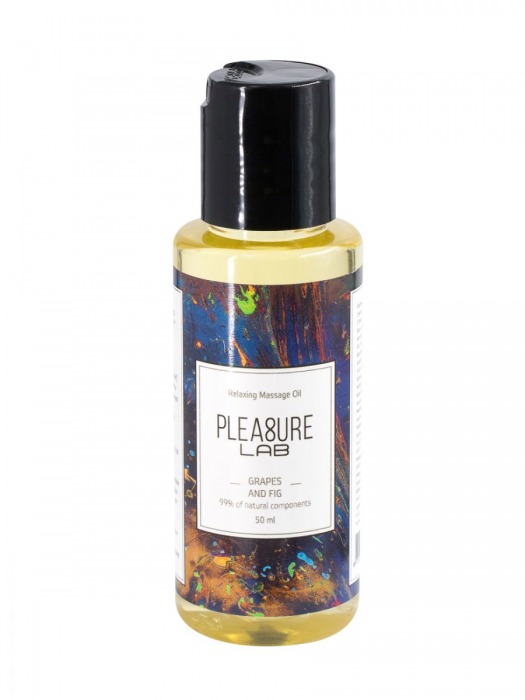 Массажное масло Pleasure Lab Relaxing с ароматом винограда и инжира - 50 мл. - Pleasure Lab - купить с доставкой в Череповце