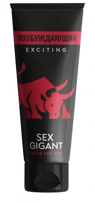 Возбуждающий крем для мужчин Sex Gigant - 80 мл. - Миагра - купить с доставкой в Череповце