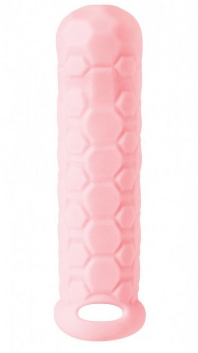 Розовый фаллоудлинитель Homme Long - 15,5 см. - Lola Games - в Череповце купить с доставкой