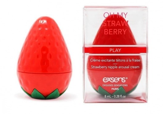Крем для стимуляции сосков Oh My Strawberry - 8 мл. - Exsens - купить с доставкой в Череповце