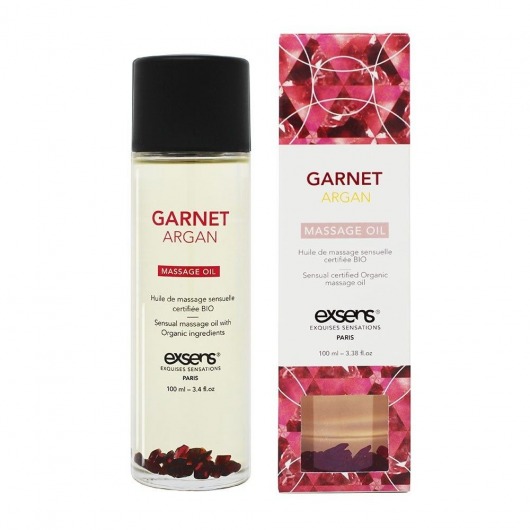 Органическое массажное масло GARNET ARGAN - 100 мл. - Exsens - купить с доставкой в Череповце
