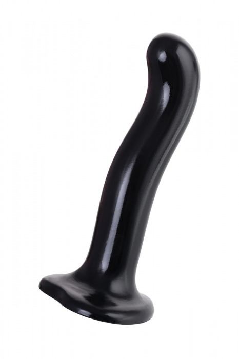 Черный стимулятор для пар P G-Spot Dildo Size M - 18 см. - Strap-on-me - в Череповце купить с доставкой
