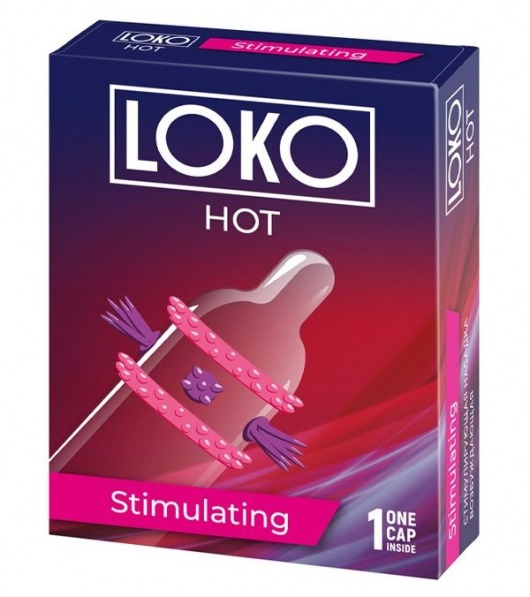 Стимулирующая насадка на пенис LOKO HOT с возбуждающим эффектом - Sitabella - в Череповце купить с доставкой