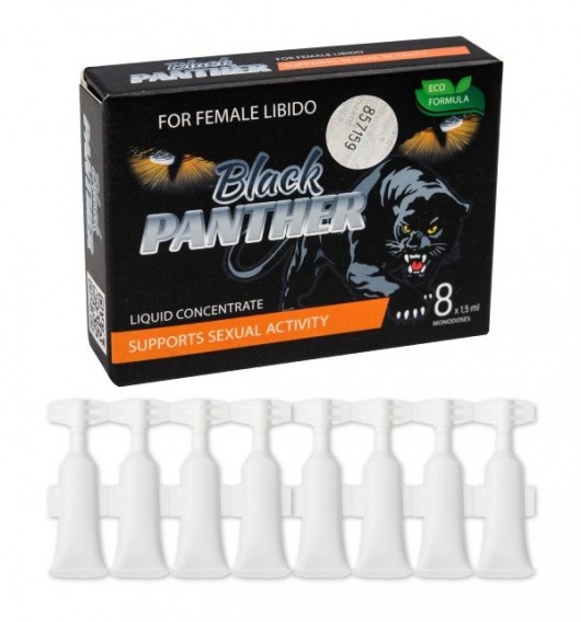 Пищевой концентрат для женщин BLACK PANTER - 8 монодоз (по 1,5 мл.) - Sitabella - купить с доставкой в Череповце