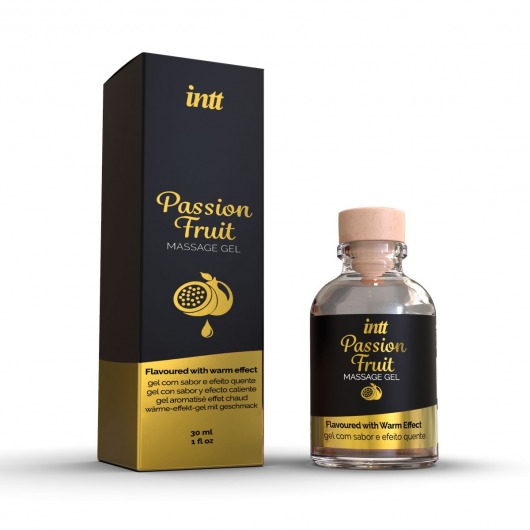 Массажный гель с ароматом маракуйи Passion Fruit - 30 мл. - INTT - купить с доставкой в Череповце