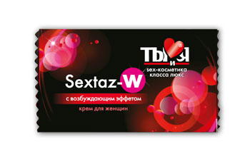 Возбуждающий крем для женщин Sextaz-W в одноразовой упаковке - 1,5 гр. - Биоритм - купить с доставкой в Череповце