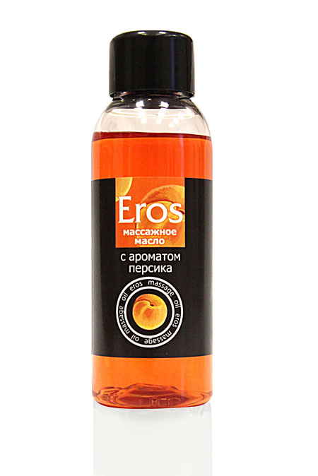 Массажное масло Eros exotic с ароматом персика - 50 мл. - Биоритм - купить с доставкой в Череповце