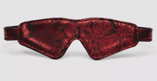 Двусторонняя красно-черная маска на глаза Reversible Faux Leather Blindfold - Fifty Shades of Grey - купить с доставкой в Череповце
