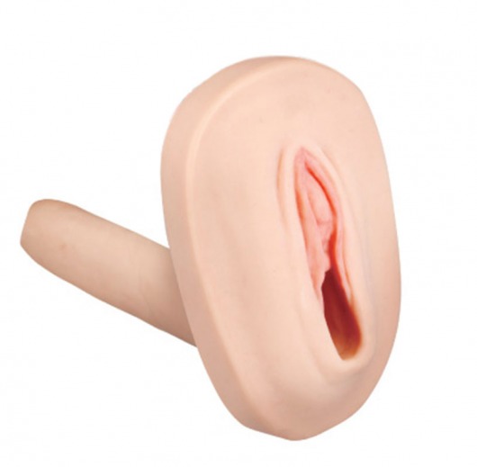 Мастурбатор-вагина с вибрацией и выносным пультом управления REALSTUFF SMOOTH   BALD - Dream Toys - в Череповце купить с доставкой