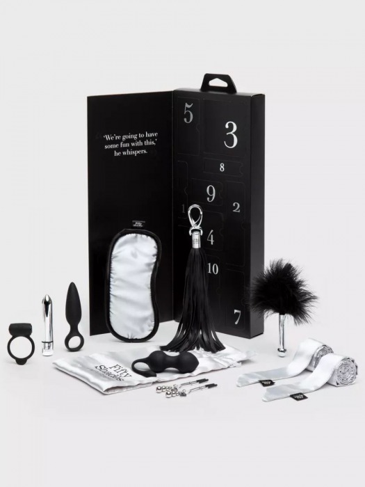 Эротический набор Pleasure Overload 10 Days of Play Gift Set - Fifty Shades of Grey - купить с доставкой в Череповце
