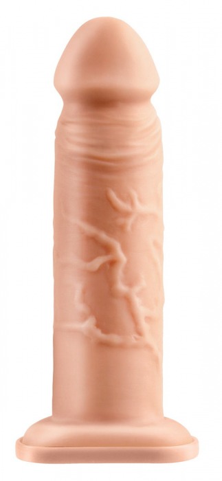 Телесный реалистичный фаллоимитатор с полостью Silicone Hollow Extension - 20 см. - Pipedream - купить с доставкой в Череповце