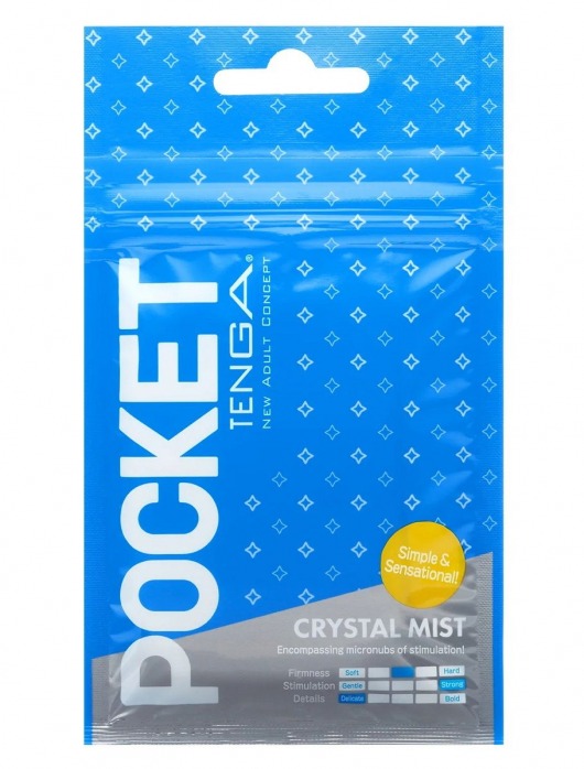 Карманный мастурбатор Crystal Mist - Tenga - в Череповце купить с доставкой