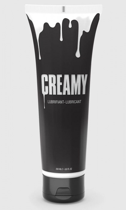 Смазка на водной основе Creamy с консистенцией спермы - 250 мл. - Strap-on-me - купить с доставкой в Череповце