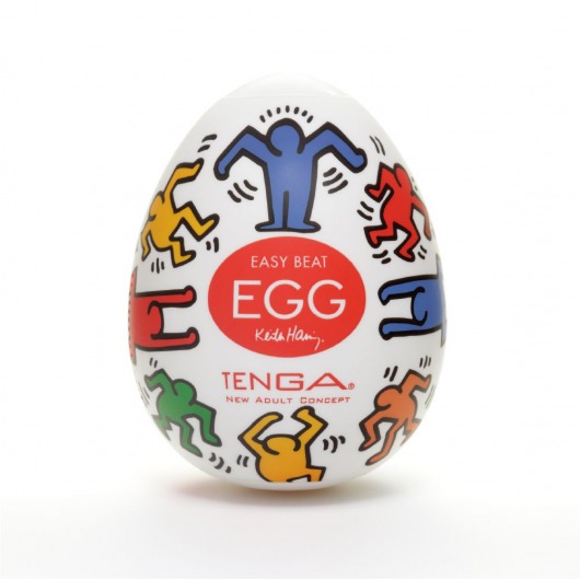 Мастурбатор-яйцо Keith Haring EGG DANCE - Tenga - в Череповце купить с доставкой