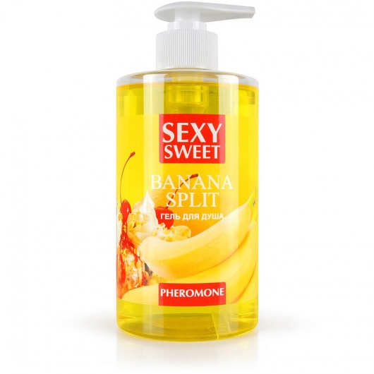 Гель для душа Sexy Sweet Banana Split с ароматом банана и феромонами - 430 мл. -  - Магазин феромонов в Череповце