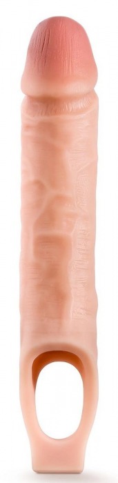 Телесная насадка на пенис 10 Inch Cock Sheath Extender - 25 см. - Blush Novelties - в Череповце купить с доставкой