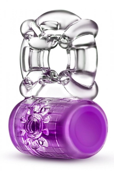 Фиолетовое эрекционное виброкольцо Pleaser Rechargeable C-Ring - Blush Novelties - в Череповце купить с доставкой