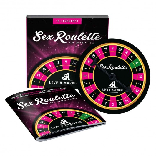 Настольная игра-рулетка Sex Roulette Love   Marriage - Tease&Please - купить с доставкой в Череповце