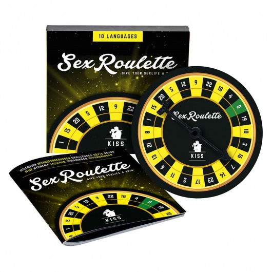 Настольная игра-рулетка Sex Roulette Kiss - Tease&Please - купить с доставкой в Череповце
