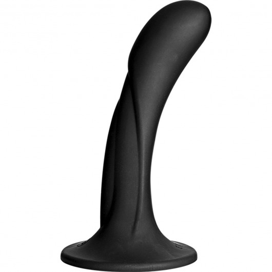 Черная изогнутая насадка Vac-U-Lock G-Spot - 16,5 см. - Doc Johnson - купить с доставкой в Череповце
